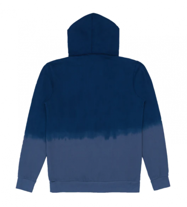 Hoodie Dip-dye dengan Pilihan Warna Kontras